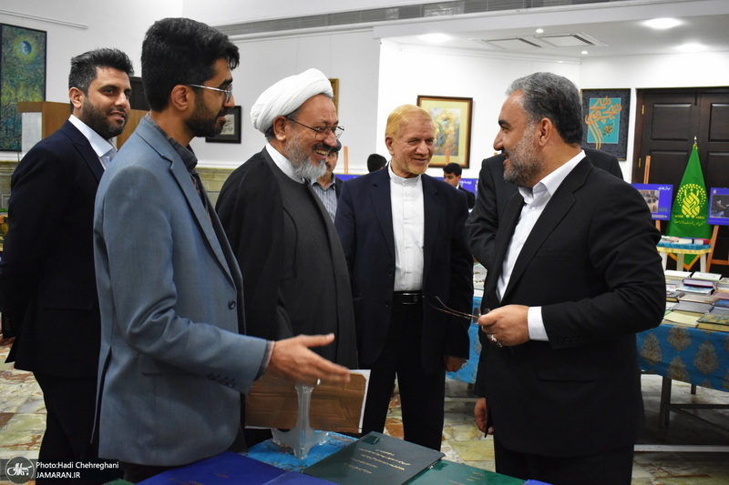 مراسم اختتامیه نمایشگاه قرآن کریم استان قم در مجتمع فرهنگی یادگار امام‎