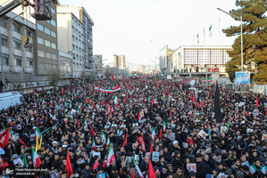 حضور میلیون ها تهرانی در تشییع پیکر مطهر سردار قاسم سلیمانی -1