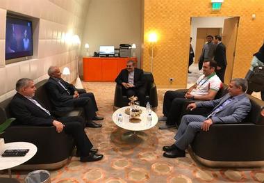 صالحی امیری و سجادی وارد دوحه شدند/ عکس
