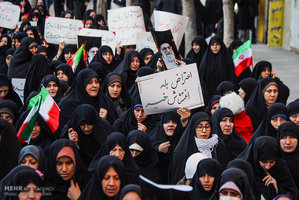 تجمع و راهپیمایی مردمی در اعتراض به آشوب های اخیر در استان 