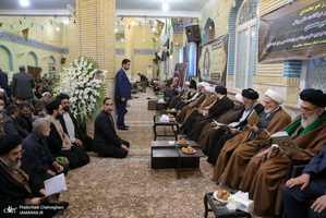 مراسم شب هفتم آیت الله سید ابوالفضل میرمحمدی(ره) در قم