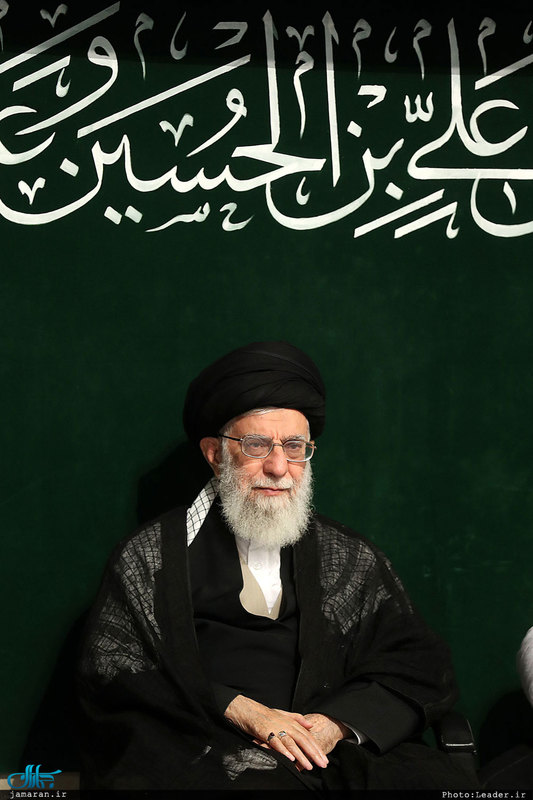 اولین شب مراسم عزاداری حضرت اباعبدالله الحسین(ع) با حضور رهبر معظم انقلاب