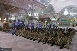 تجدید میثاق دانشجویان و فرماندهان دانشگاه افسری امام علی (ع) با آرمان های امام خمینی (س)