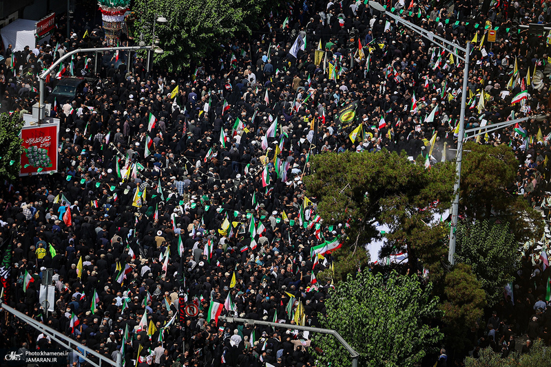مراسم تشییع شهدای جنگ تحمیلی رژیم صهیونیستی در تهران-7