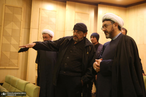 بازدید رئیس موسسه تنظیم و نشر آثار امام خمینی (س) از مراحل آماده‌سازی هفته فرهنگی بر آستان آفتاب