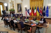 تصاویری از دیدار ترامپ و زلنسکی و رهبران اروپایی در کاخ سفید (4)