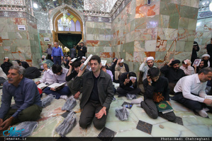 مراسم احیای شب نوزدهم ماه مبارک رمضان در حرم مطهر حضرت معصومه(س)