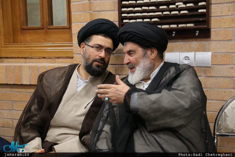 مراسم بزرگداشت والده آیت الله واعظ موسوی در بیت علامه طباطبایی قم