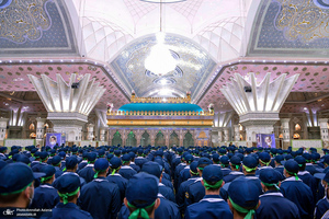 تجدید میثاق دانشجویان و فرماندهان دانشگاه افسری و تربیت پلیس امام حسن مجتبی‎‎ (ع) با آرمان حضرت امام خمینی (س)