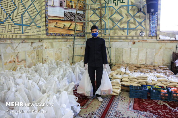 رزمایش طرح همدلی در گلستان ازمحل موقوفات ۱۵هزار بسته آماده می شود