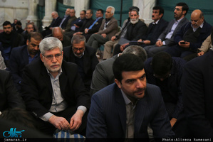 مراسم ختم آیت الله حائری شیرازی(ره) در مدرسه عالی شهید مطهری 