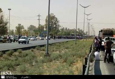 بازداشت 10 نفر از عوامل مسدود کردن جاده اهواز - شوش