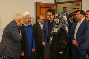دیدار نوروزی سیاسیون با حسن روحانی