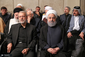 مراسم بزرگداشت رئیس‌جمهور شهید و همراهان گرامی ایشان با حضور رهبر انقلاب