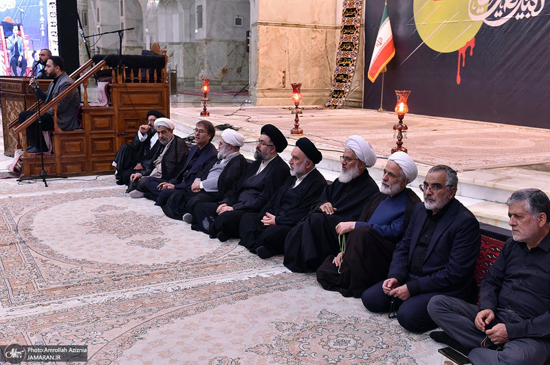 چهارمین شب عزاداری حضرت اباعبدالله الحسین (ع) در حرم امام خمینی