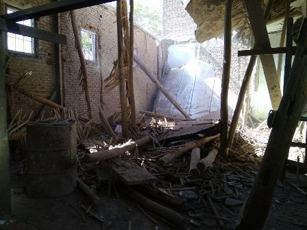 نجات مرد 60 ساله از زیر آوار خیابان فردوسی تبریز