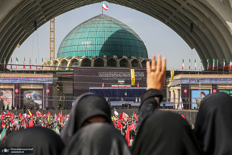 مراسم وداع با رهبر شهید انقلاب در مصلی تهران -3