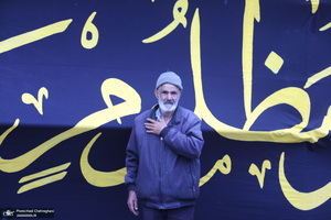 دسته عزاداری شهادت حضرت علی (ع) با حضور آیت‌الله العظمی وحید خراسانی