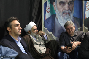 مراسم بزرگداشت همسر آیت الله موسوی بجنوردی (ره) در حسینیه شماره یک جماران-2