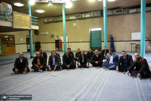 تجدید میثاق دانش آموزان و اقشار مختلف مردم با امام (س) در حسینیه جماران