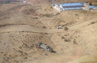 تصاویری از اتوبوسی که امروز در جاده دماوند  به ته دره رفت (5)