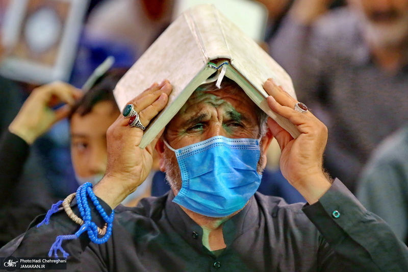 مراسم احیای شب بیست و یکم ماه رمضان در حرم مطهر حضرت معصومه (س)