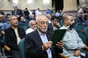 مراسم یادبود حاجیه خانم خدیجه خاتمی در مسجد امیرالمومنین (ع) -2