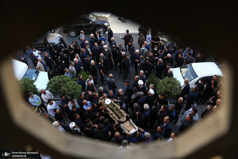 مراسم تشییع پیکر حجت الاسلام و المسلمین علی اصغر رحمانی خلیلی