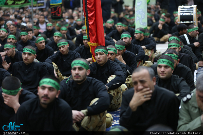 مراسم عزاداری شب شهادت حضرت زهرا(س) در حرم امام خمینی (س)