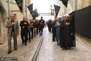 مراسم عزاداری کارکنان موسسه تنظیم ونشر آثار امام خمینی (س) به مناسبت دهه اول محرم