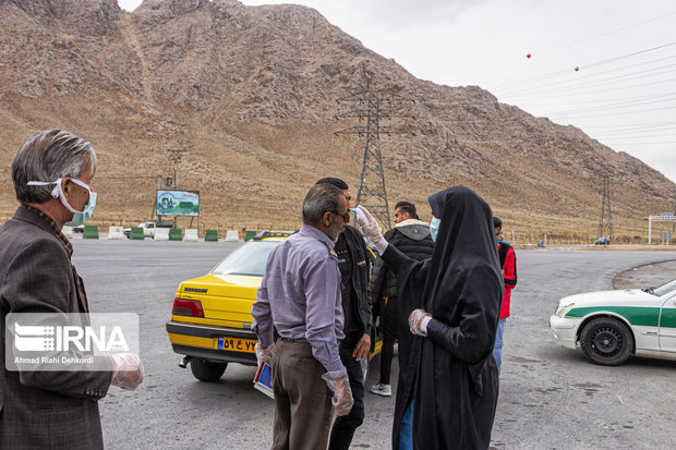 هشت هزار مسافر در مبادی ورودی شهرستان خوشاب غربالگری شدند