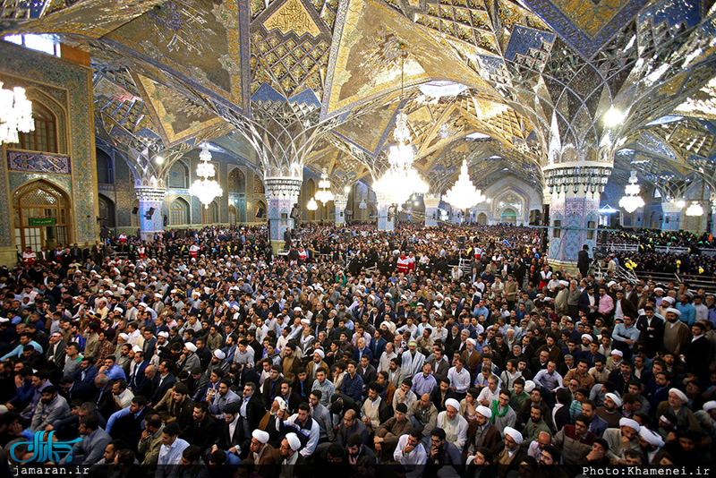 سخنرانی رهبر معظم انقلاب در اجتماع عظیم زائران و مجاوران حرم رضوی
