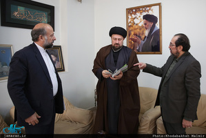 ديدار رييس سازمان سينمايي كشور با سيد حسن خميني