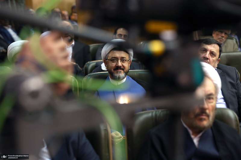 مراسم چهلمین روز درگذشت آیت الله بجنوردی در دائره المعارف بزرگ اسلامی - 2