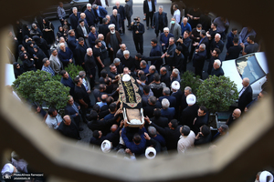 مراسم تشییع پیکر حجت الاسلام و المسلمین علی اصغر رحمانی خلیلی