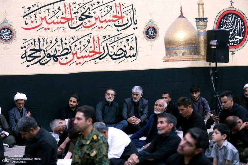 مراسم عزاداری شب تاسوعای حسینی در حرم امام خمینی (س)