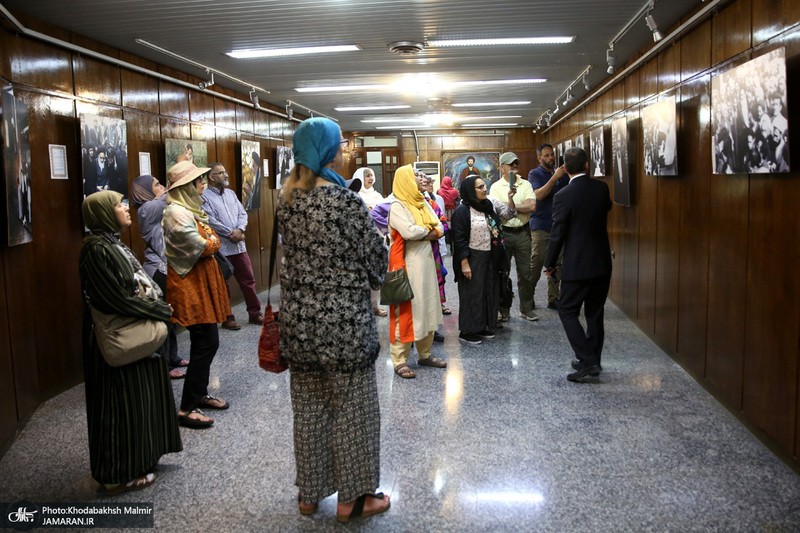 بازدید جمعی از گردشگران کشورهای  هند، پاکستان ، کانادا  مقیم در آمریکا