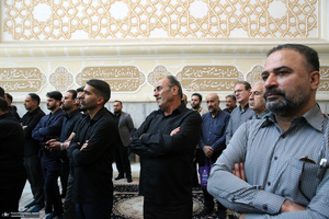 نماز و تشییع حاج علی اکبرشفیعی در حرم مطهر امام خمینی (س)