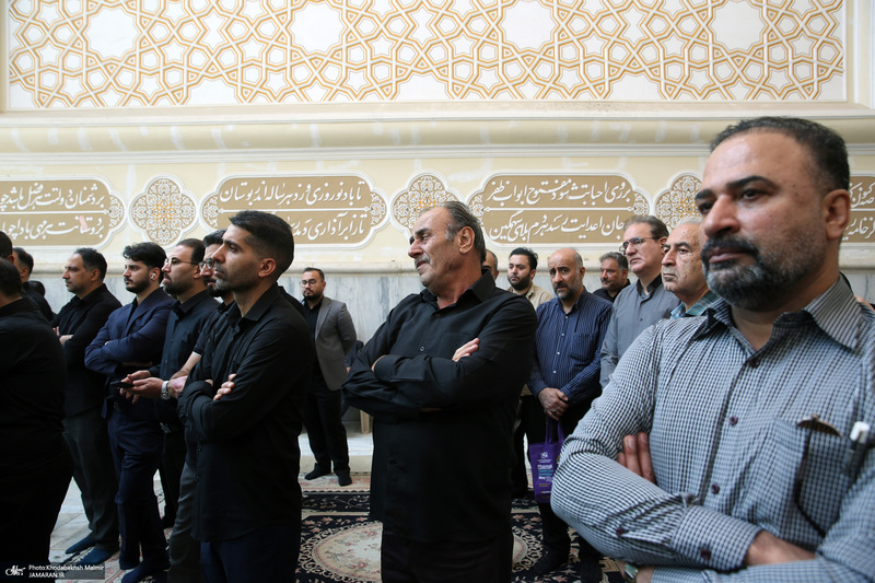 نماز و تشییع حاج علی اکبرشفیعی در حرم مطهر امام خمینی (س)