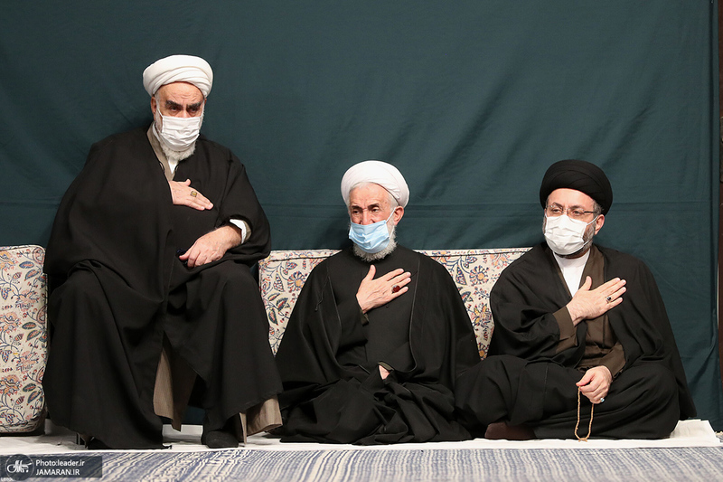 آخرین شب مراسم عزاداری حضرت فاطمه‌زهرا (س) در حسینیه امام خمینی