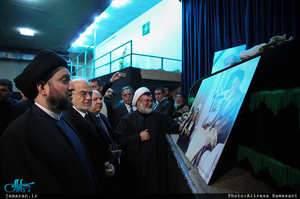 مراسم وداع با پیکر آیت الله هاشمی رفسنجانی(ره) در حسینیه جماران-17