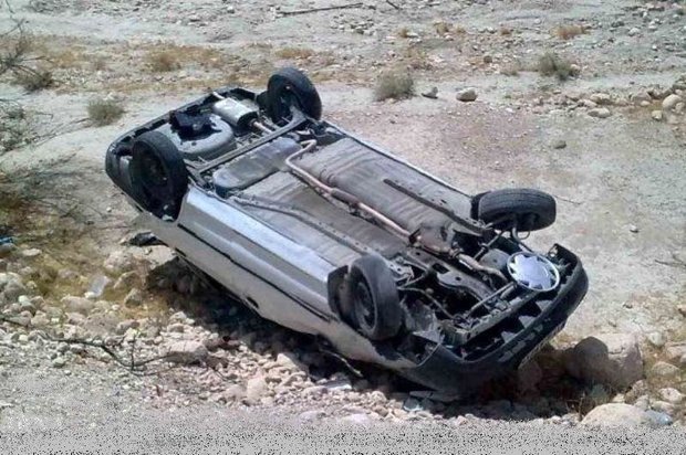 11 نفر براثر واژگونی پنج دستگاه خودرو در یزد زخمی شدند
