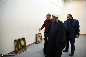 بازدید رئیس موسسه تنظیم و نشر آثار امام خمینی (س) از مراحل آماده‌سازی هفته فرهنگی بر آستان آفتاب