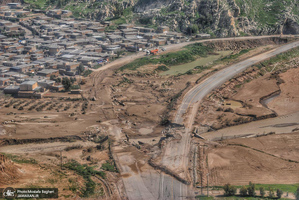 تصاویر هوایی از پلدختر بعد از سیل 