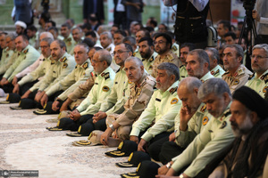 مراسم تجدید میثاق فرماندهان و کادر فراجا با آرمان‌های امام راحل