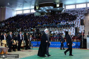 روحانی در جشنواره ملی قدردانی از کارگران