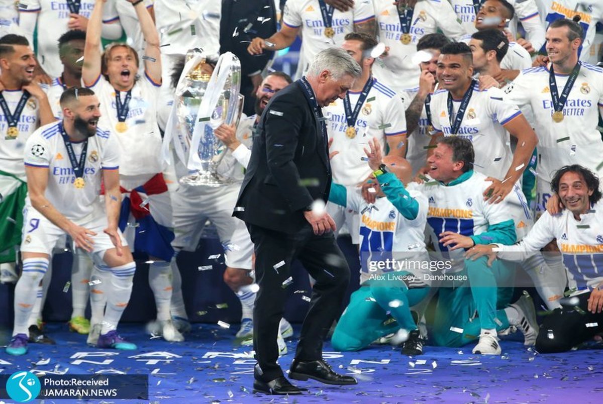 جشن قهرمانی رئال مادرید در لیگ قهرمانان اروپا/ خوشحالی دوباره آلابا با صندلی!+ عکس و ویدیو