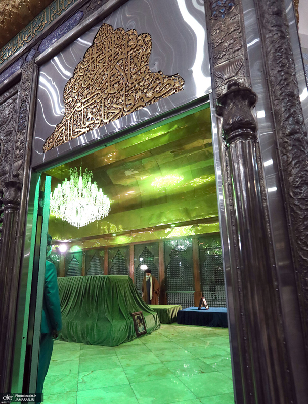 حضور رهبر معظم انقلاب در حرم مطهر حضرت امام خمینی(س)