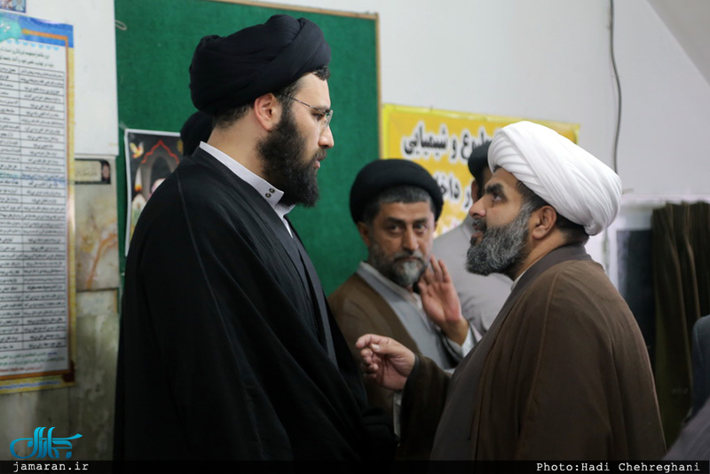  مراسم خاکسپاری پیکر مرحوم حاج سید علی صدر در قم