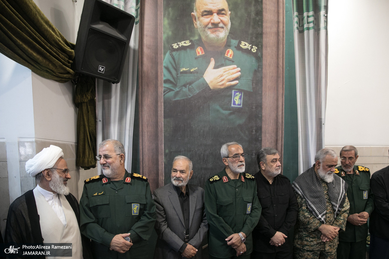 مراسم چهلمین روز شهادت سپهبد حسین سلامی